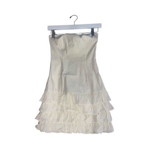 PacSun Cream Strapless Dress